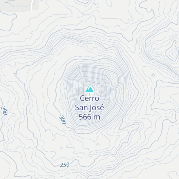 Map of Cerro San José