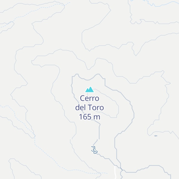 Map of Cerro del Toro