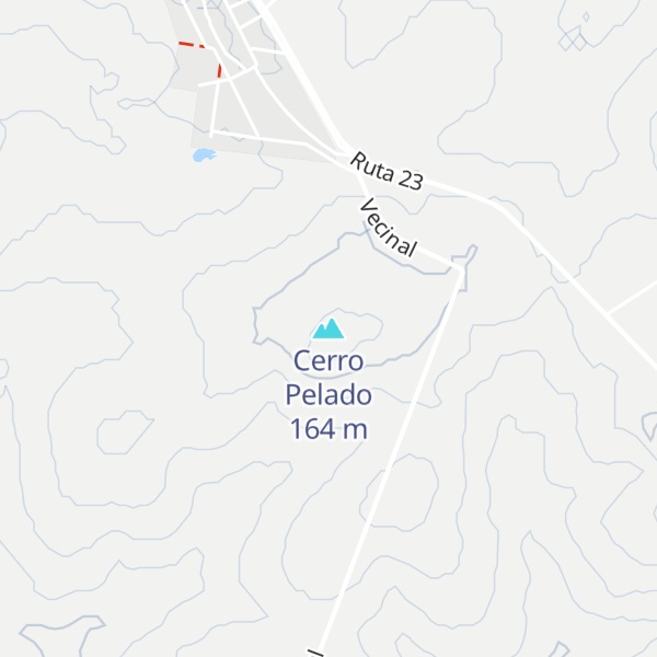 Map of Cerro Pelado