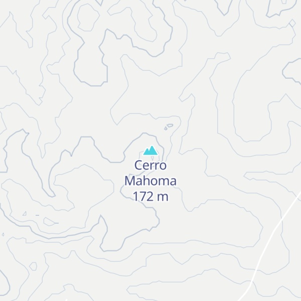 Map of Cerro Mahoma