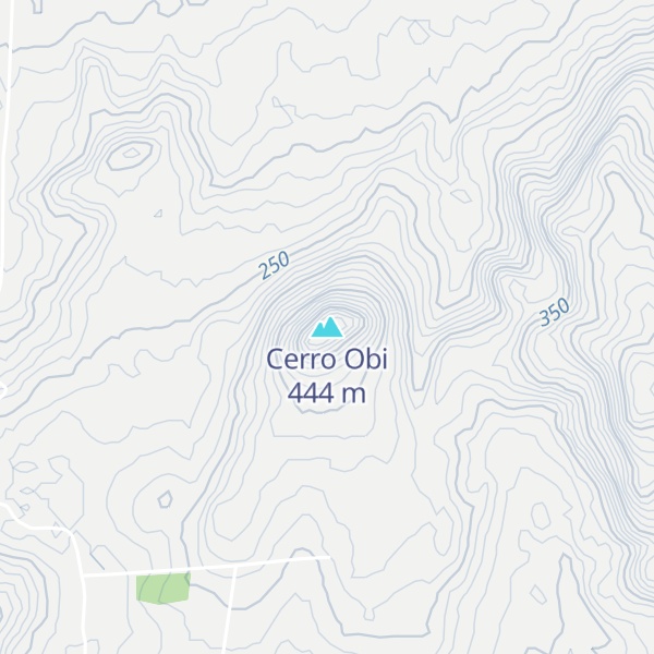 Map of Cerro Obi