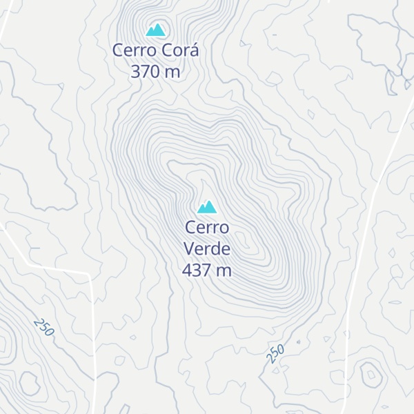 Map of Cerro Verde