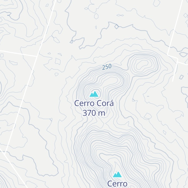 Map of Cerro Corá