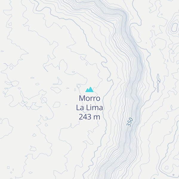 Map of Morro La Lima