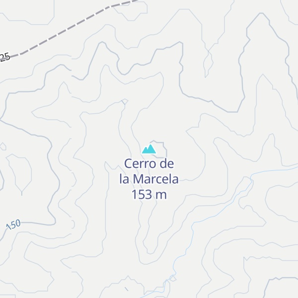Map of Cerro de la Marcela