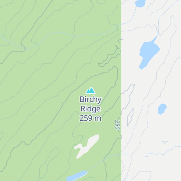 Map of Birchy Ridge