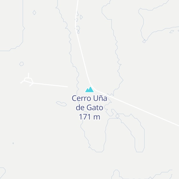 Map of Cerro Uña de Gato