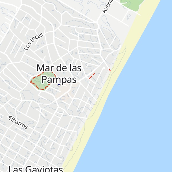 Map of Cabañas Arcadia