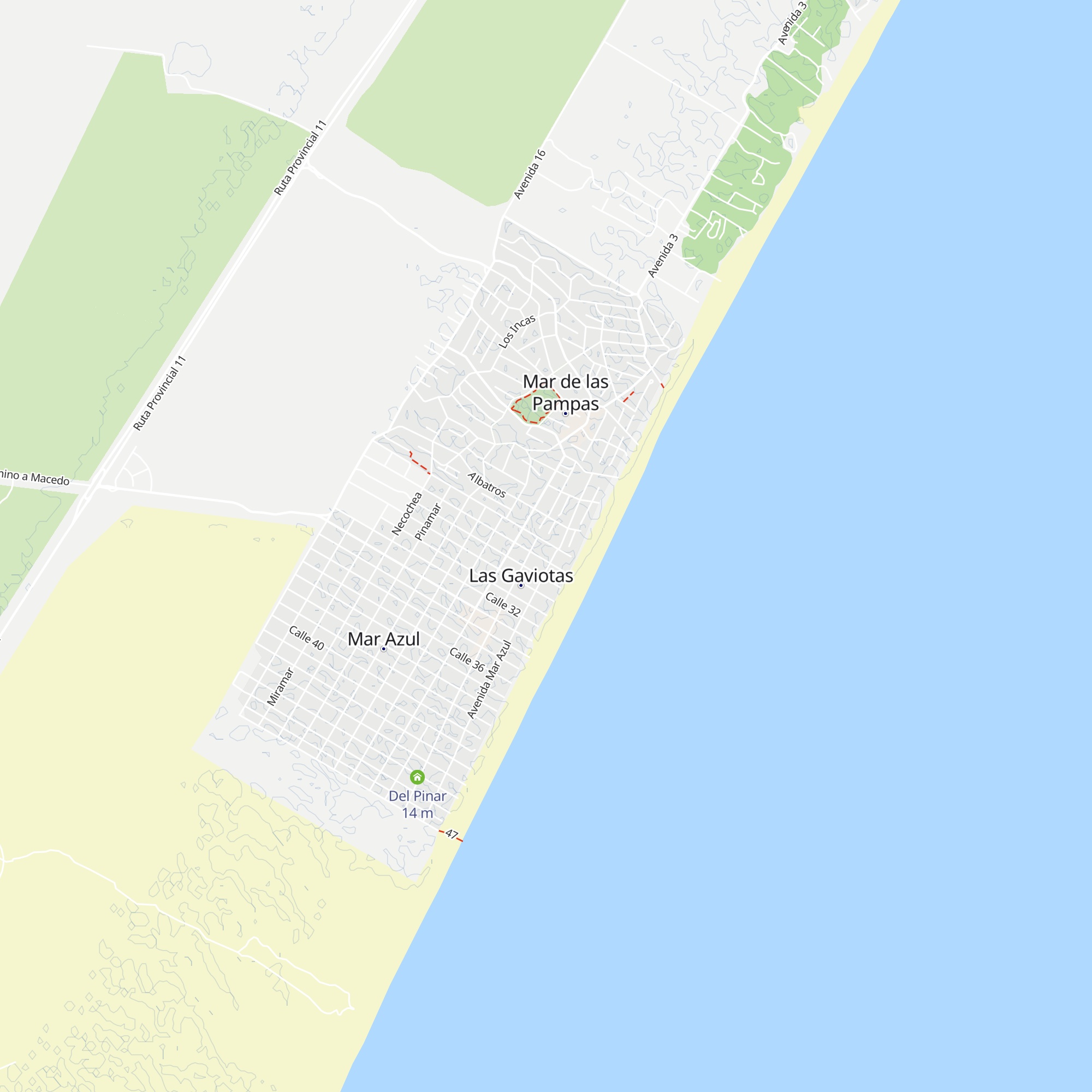 Carmelina map