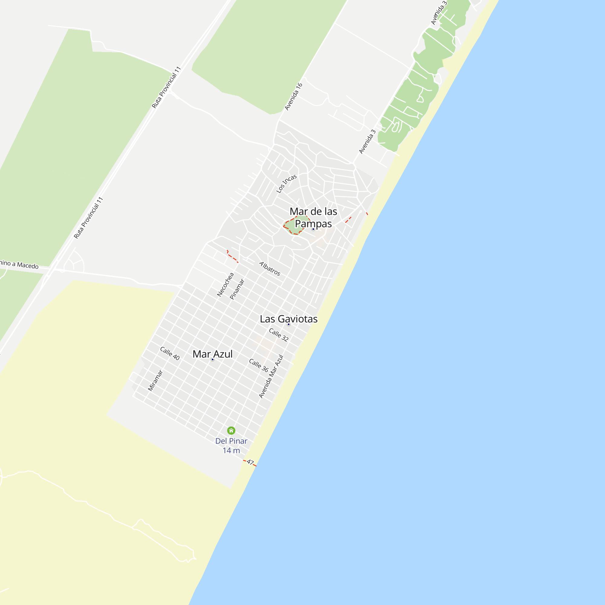 Carmelina map