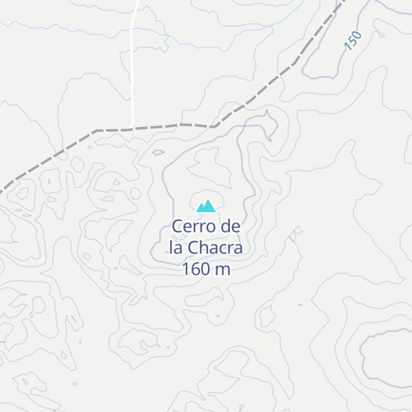 Map of Cerro de la Chacra
