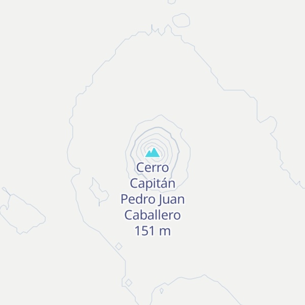 Map of Cerro Capitán Pedro Juan Caballero