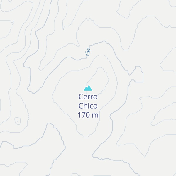Map of Cerro Chico