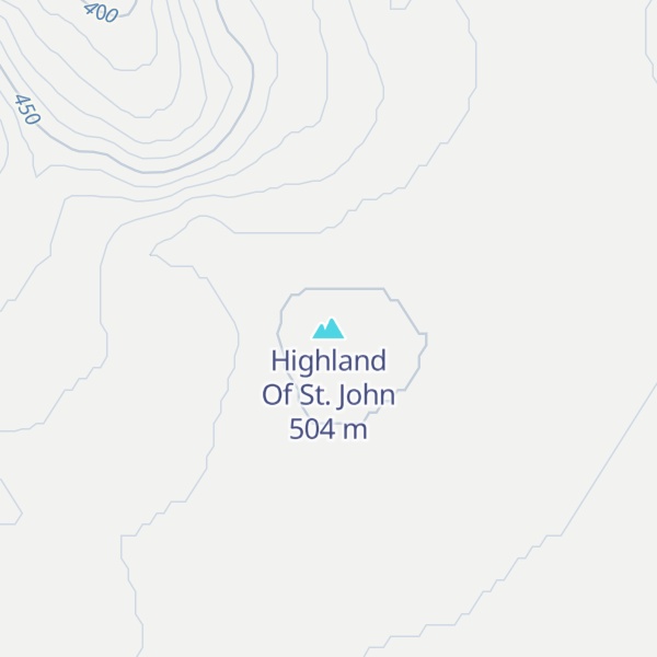 Map of Highland Of St. John