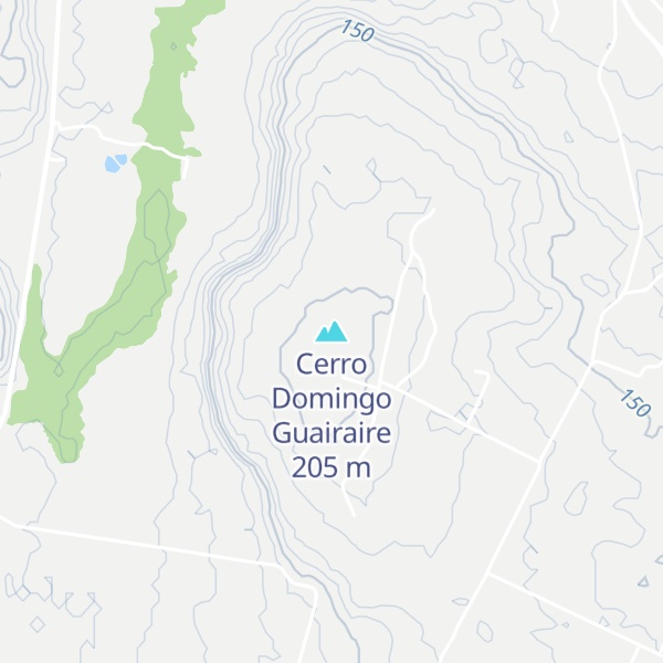 Map of Cerro Domingo Guairaire