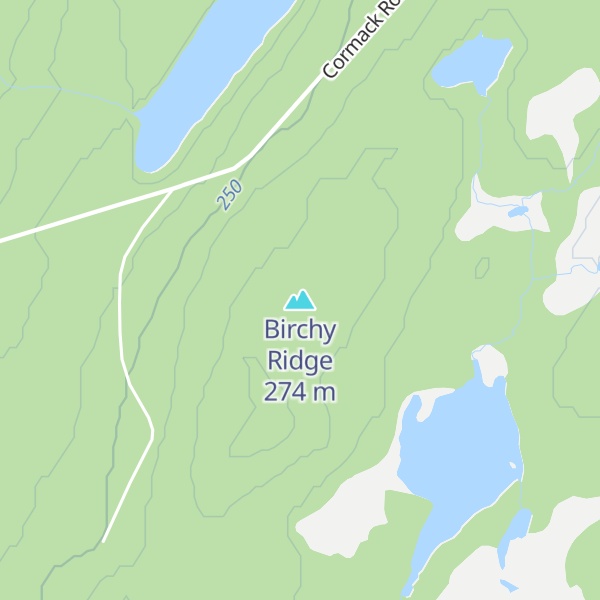 Map of Birchy Ridge