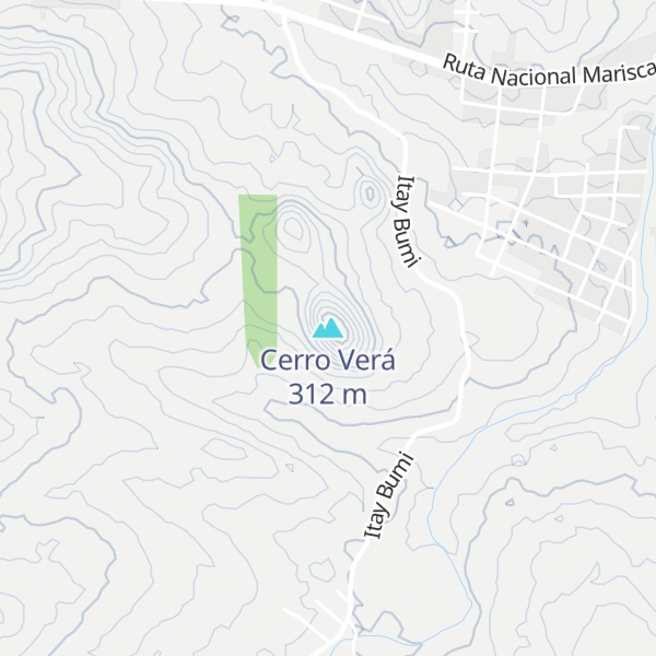 Map of Cerro Verá