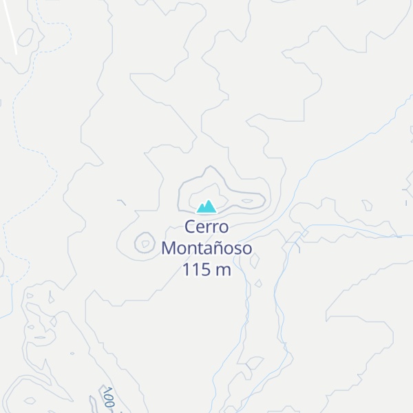 Map of Cerro Montañoso