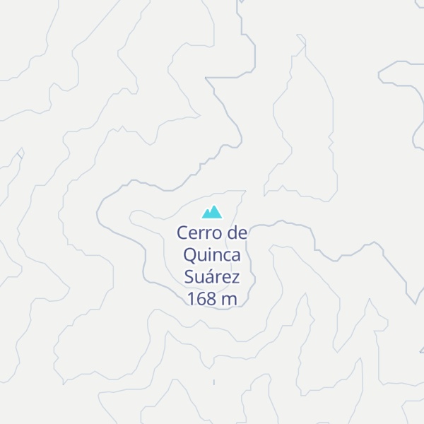 Map of Cerro de Quinca Suárez