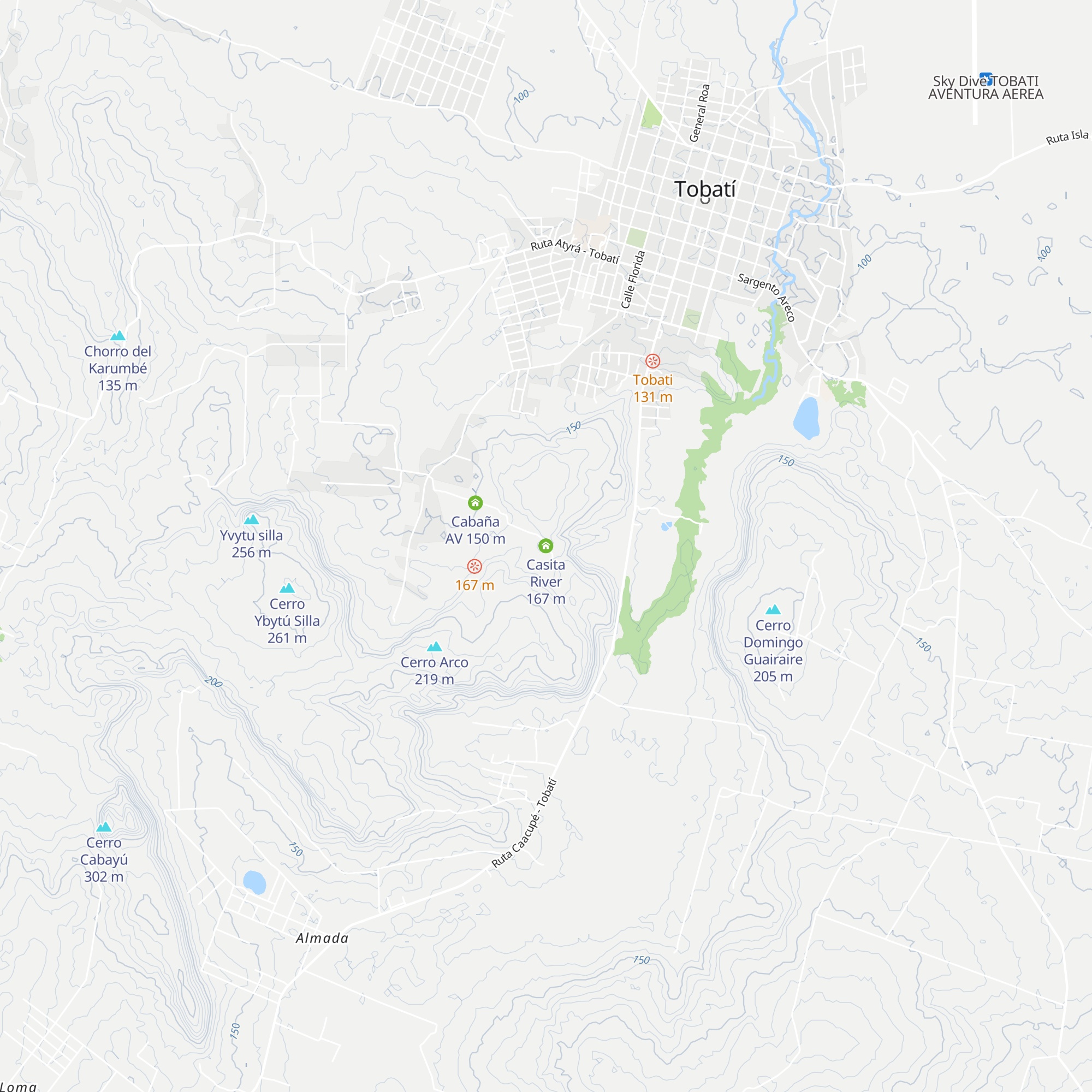 Casita River map