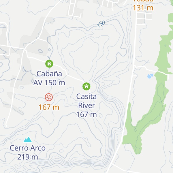 Map of Casita River