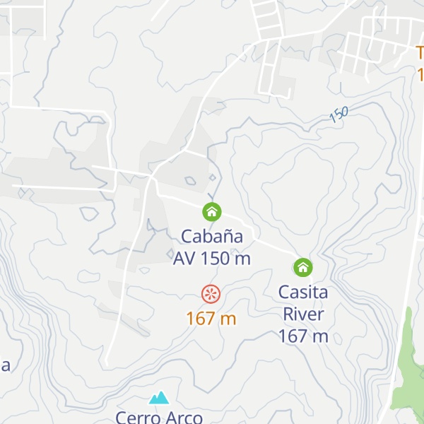 Map of Cabaña AV