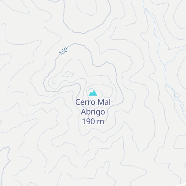 Map of Cerro Mal Abrigo