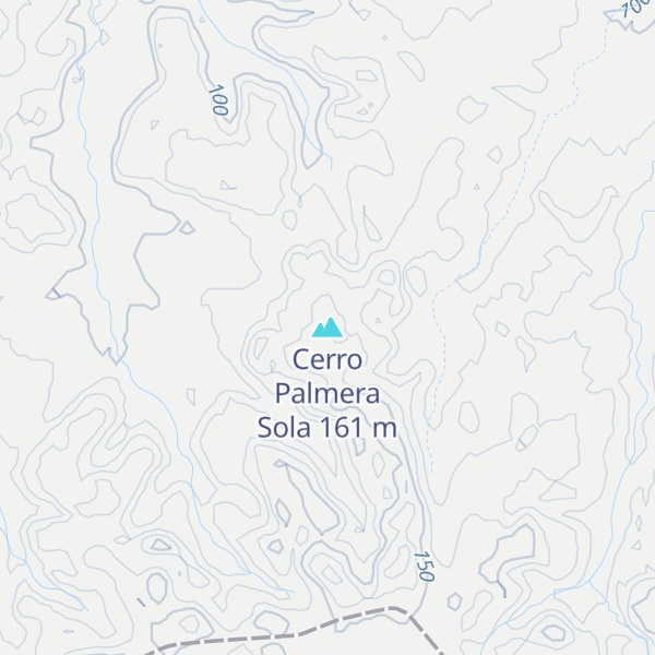 Map of Cerro Palmera Sola