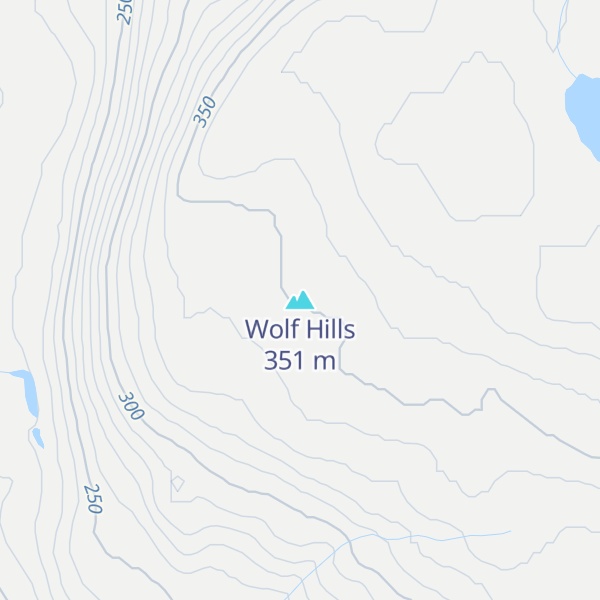 Map of Wolf Hills