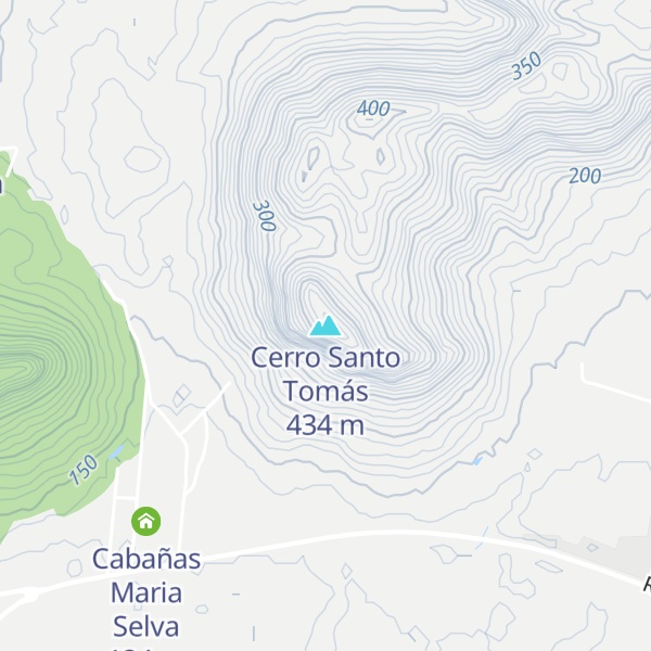 Map of Cerro Santo Tomás