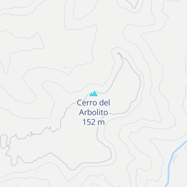 Map of Cerro del Arbolito