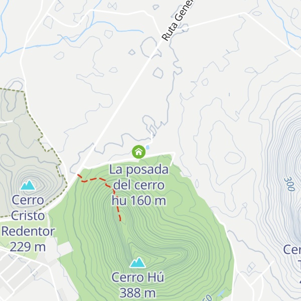 Map of Cabaña Yate