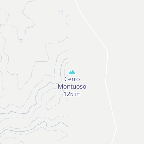 Map of Cerro Montuoso
