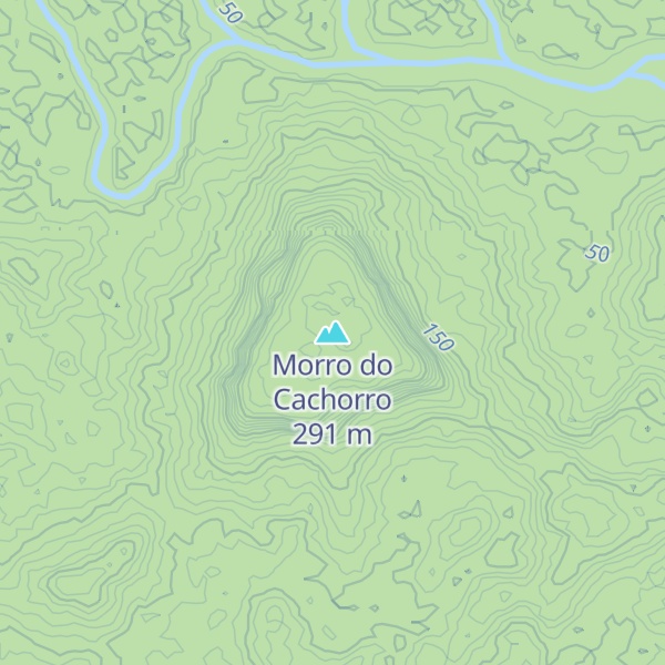Map of Morro do Cachorro