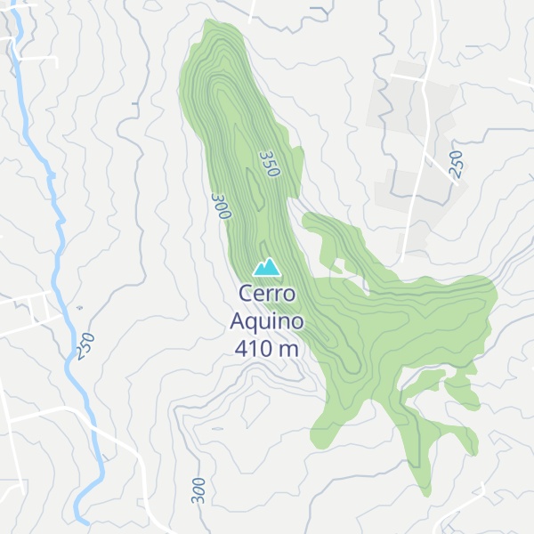 Map of Cerro Aquino