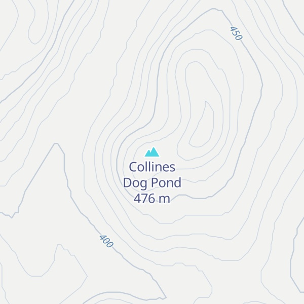 Map of Collines Dog Pond