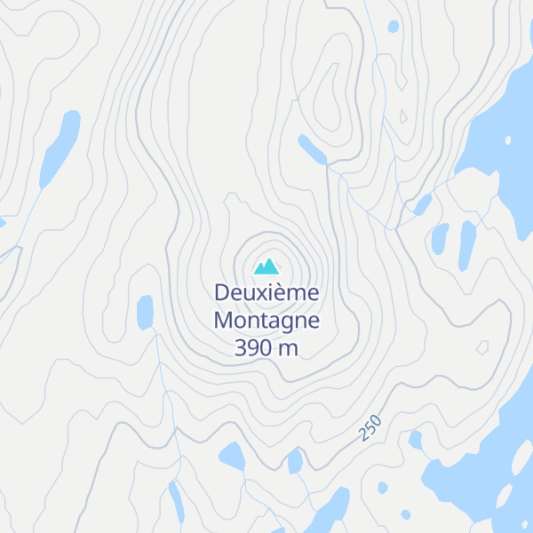 Map of Deuxième Montagne