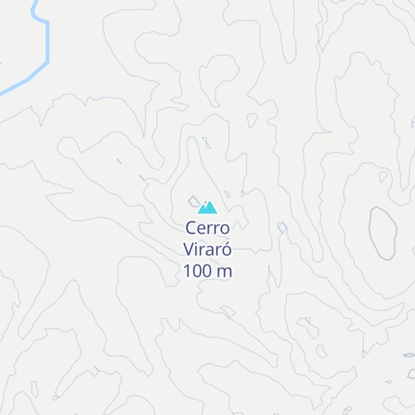 Map of Cerro Viraró