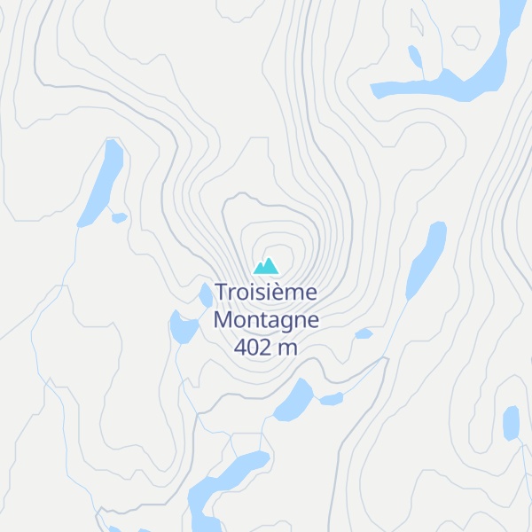 Map of Troisième Montagne