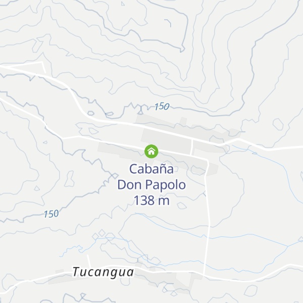 Map of Cabaña Don Papolo