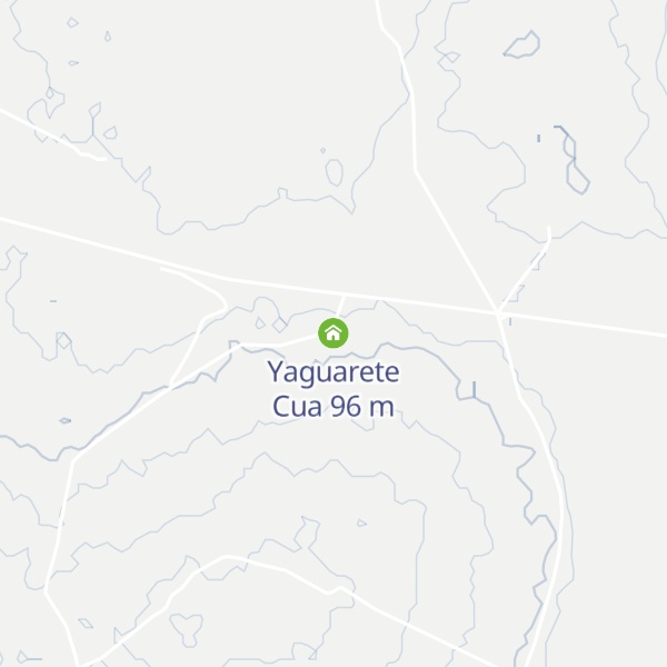 Map of Yaguarete Cua