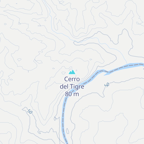Map of Cerro del Tigre