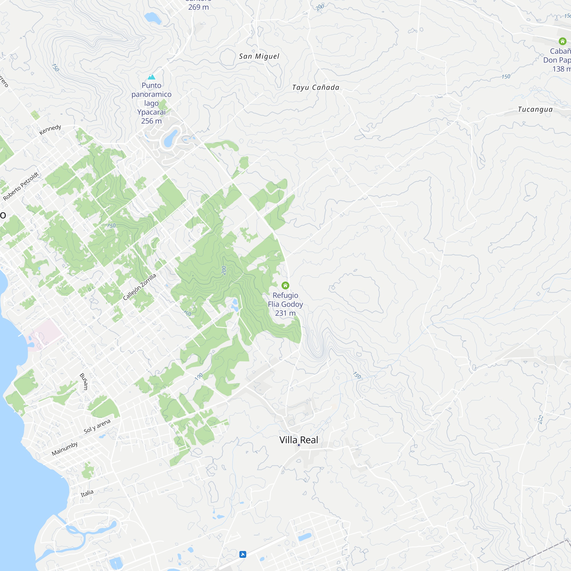Refugio Flia Godoy map