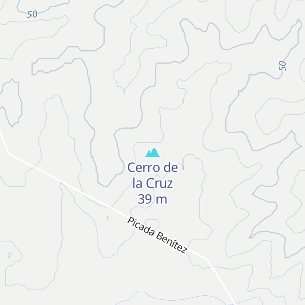 Map of Cerro de la Cruz
