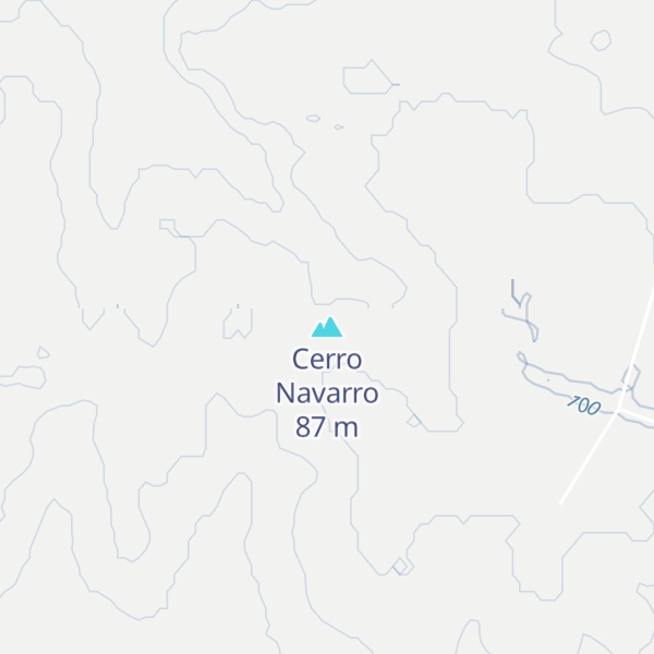 Map of Cerro Navarro