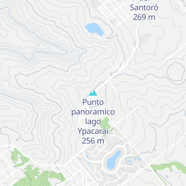 Map of Punto panoramico lago Ypacarai