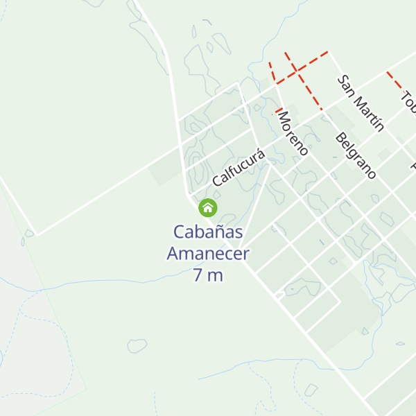 Map of Cabañas Amanecer