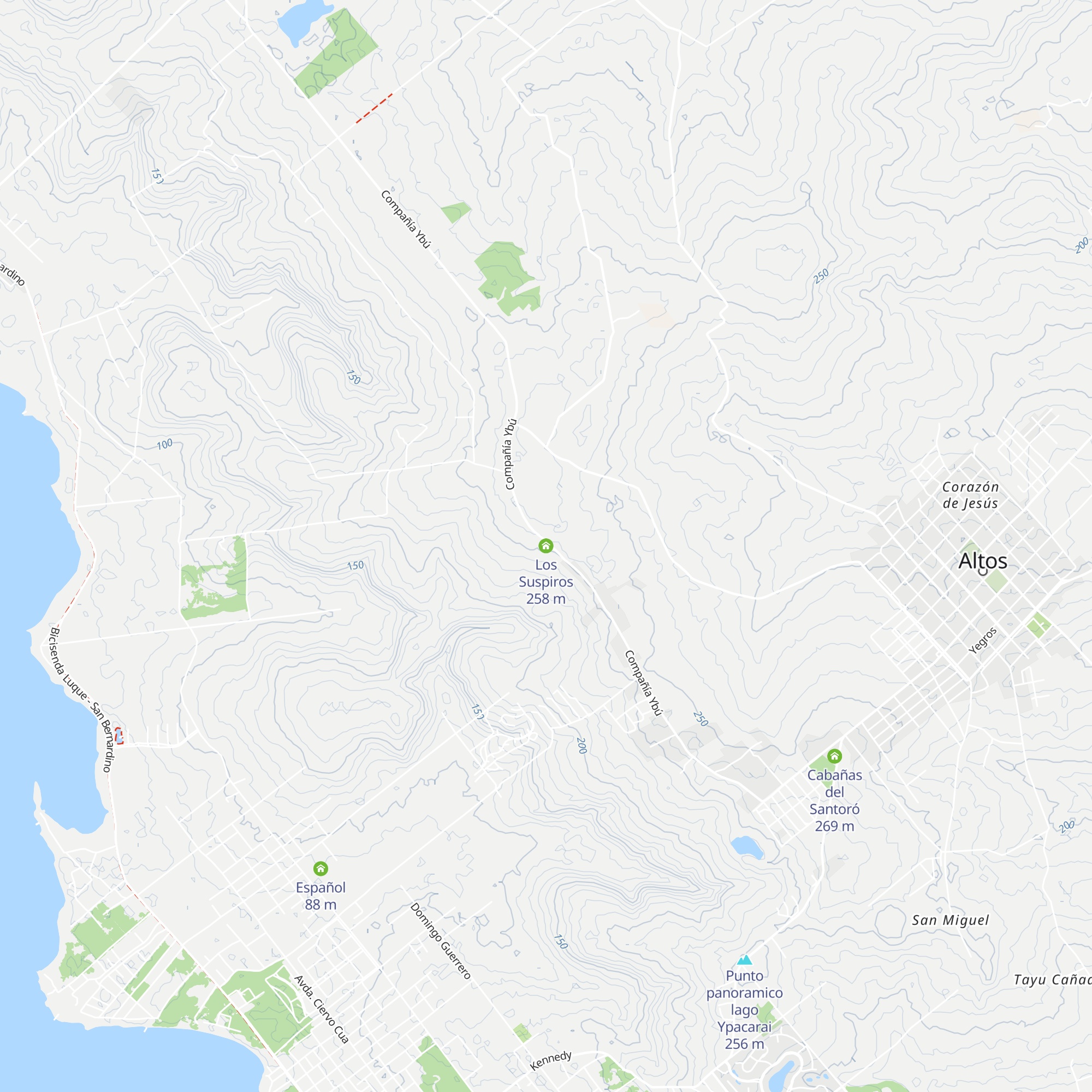 Los Suspiros map