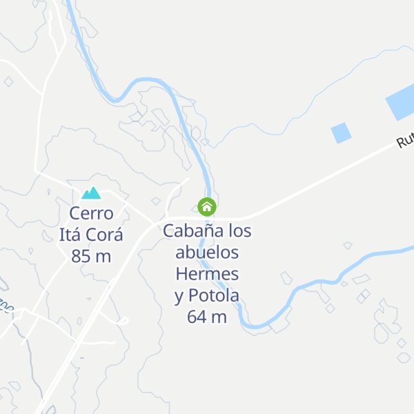 Map of Cabaña los abuelos Hermes y Potola