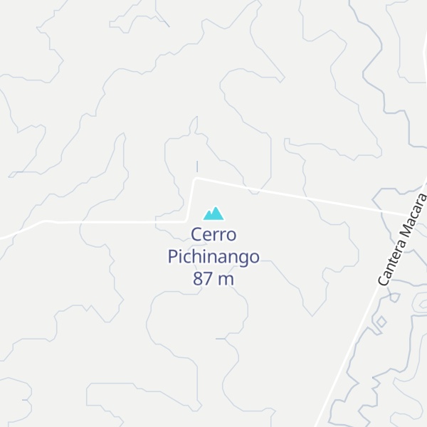 Map of Cerro Pichinango